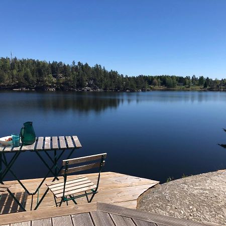 Lyseren Waterfront Cabin Omberg 외부 사진