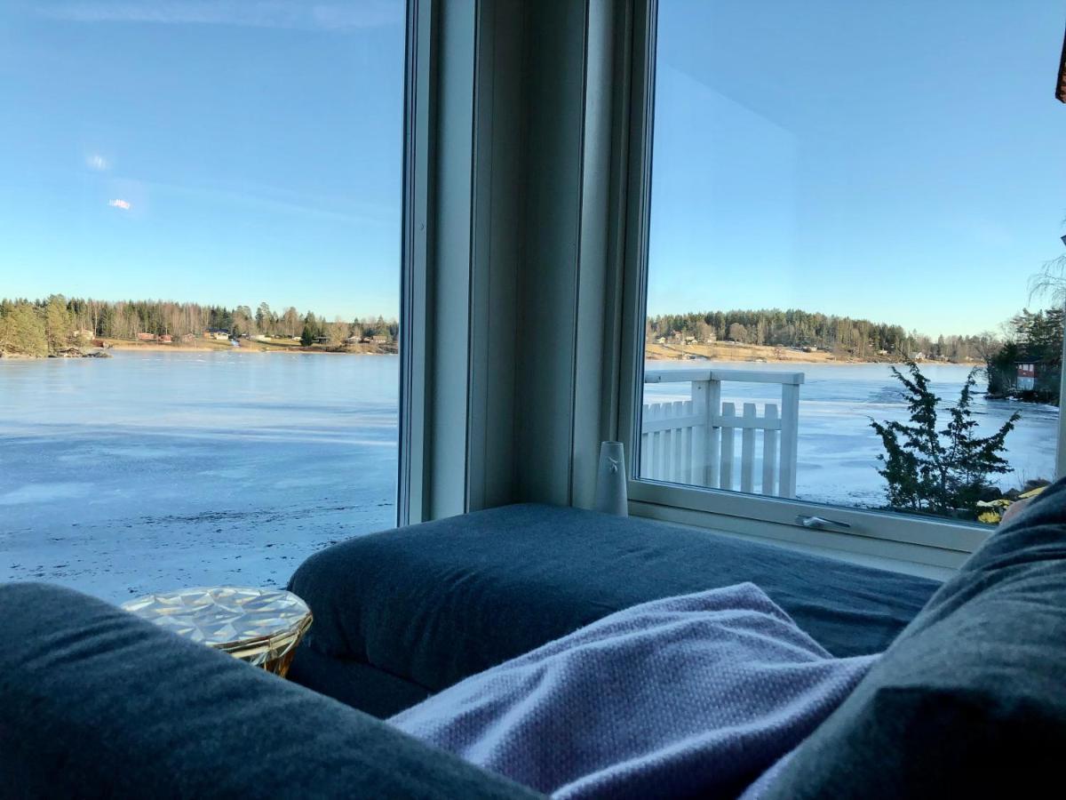 Lyseren Waterfront Cabin Omberg 외부 사진