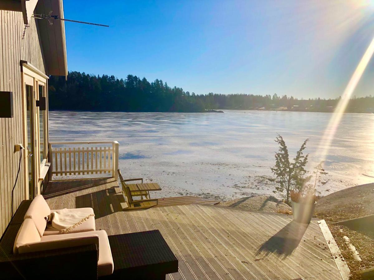 Lyseren Waterfront Cabin Omberg 외부 사진