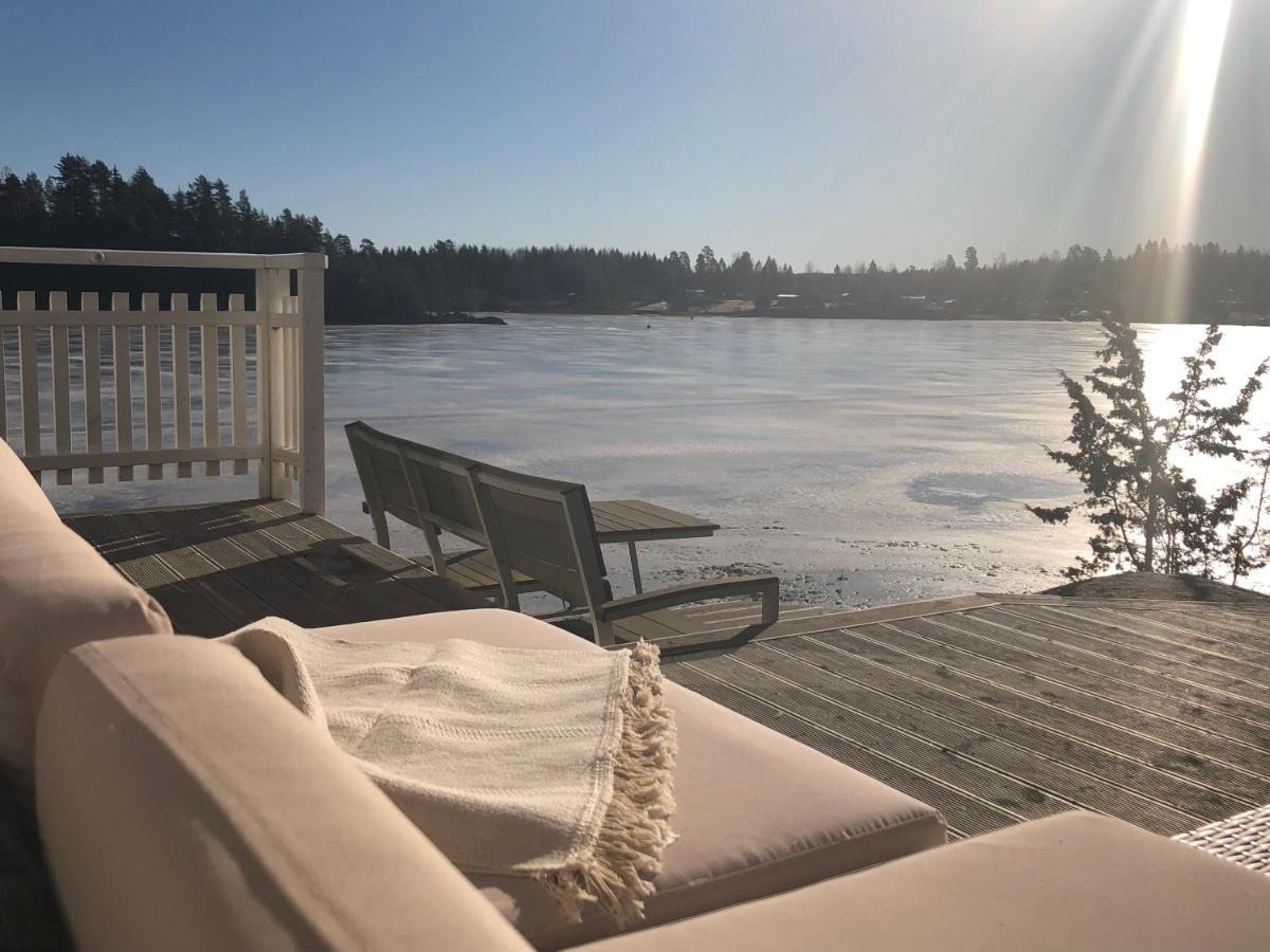 Lyseren Waterfront Cabin Omberg 외부 사진