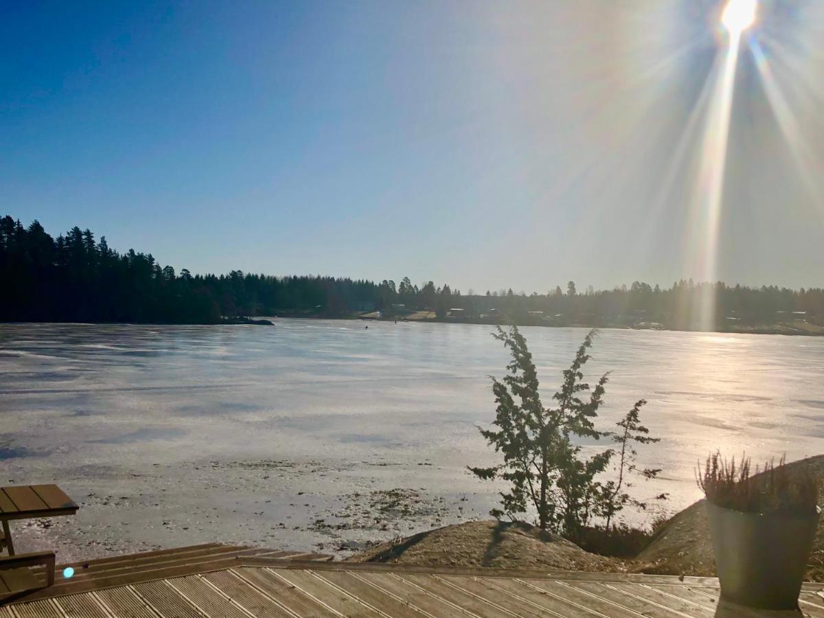 Lyseren Waterfront Cabin Omberg 외부 사진