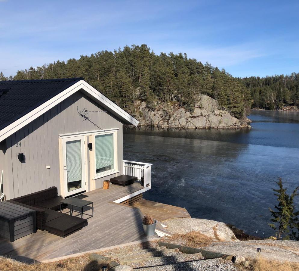 Lyseren Waterfront Cabin Omberg 외부 사진
