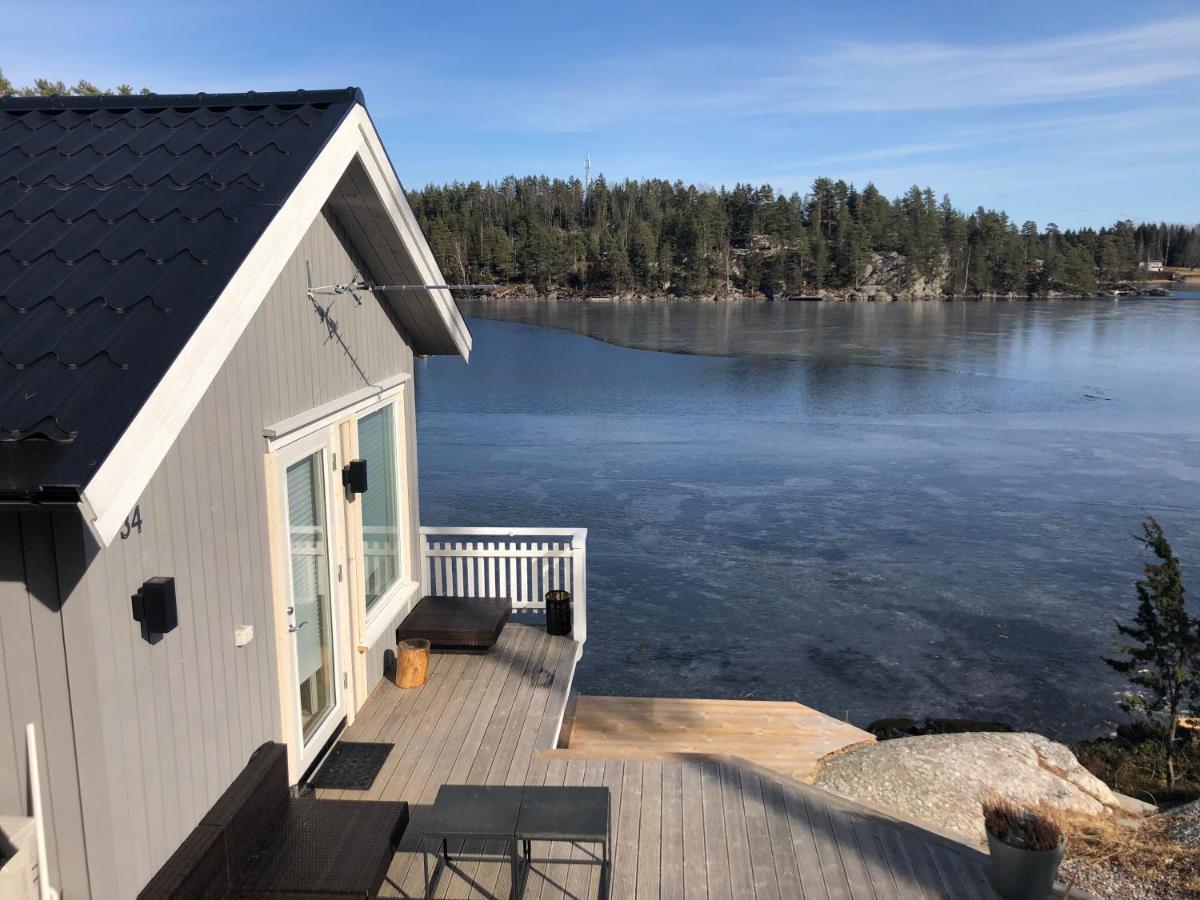 Lyseren Waterfront Cabin Omberg 외부 사진