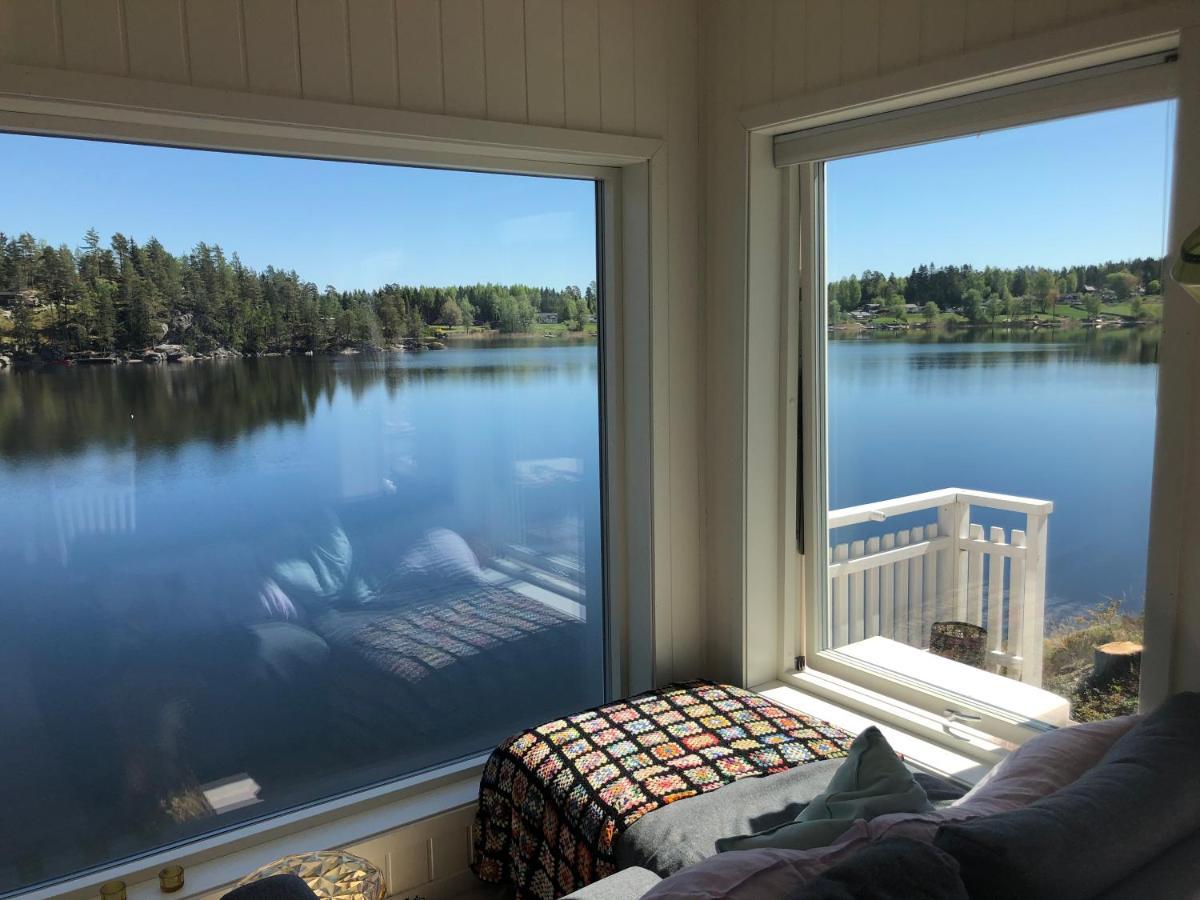 Lyseren Waterfront Cabin Omberg 외부 사진