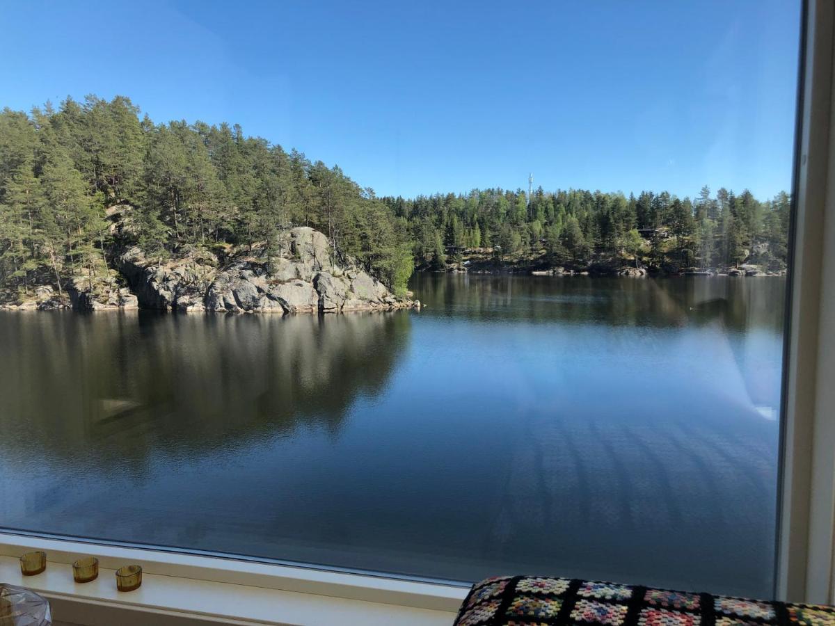 Lyseren Waterfront Cabin Omberg 외부 사진