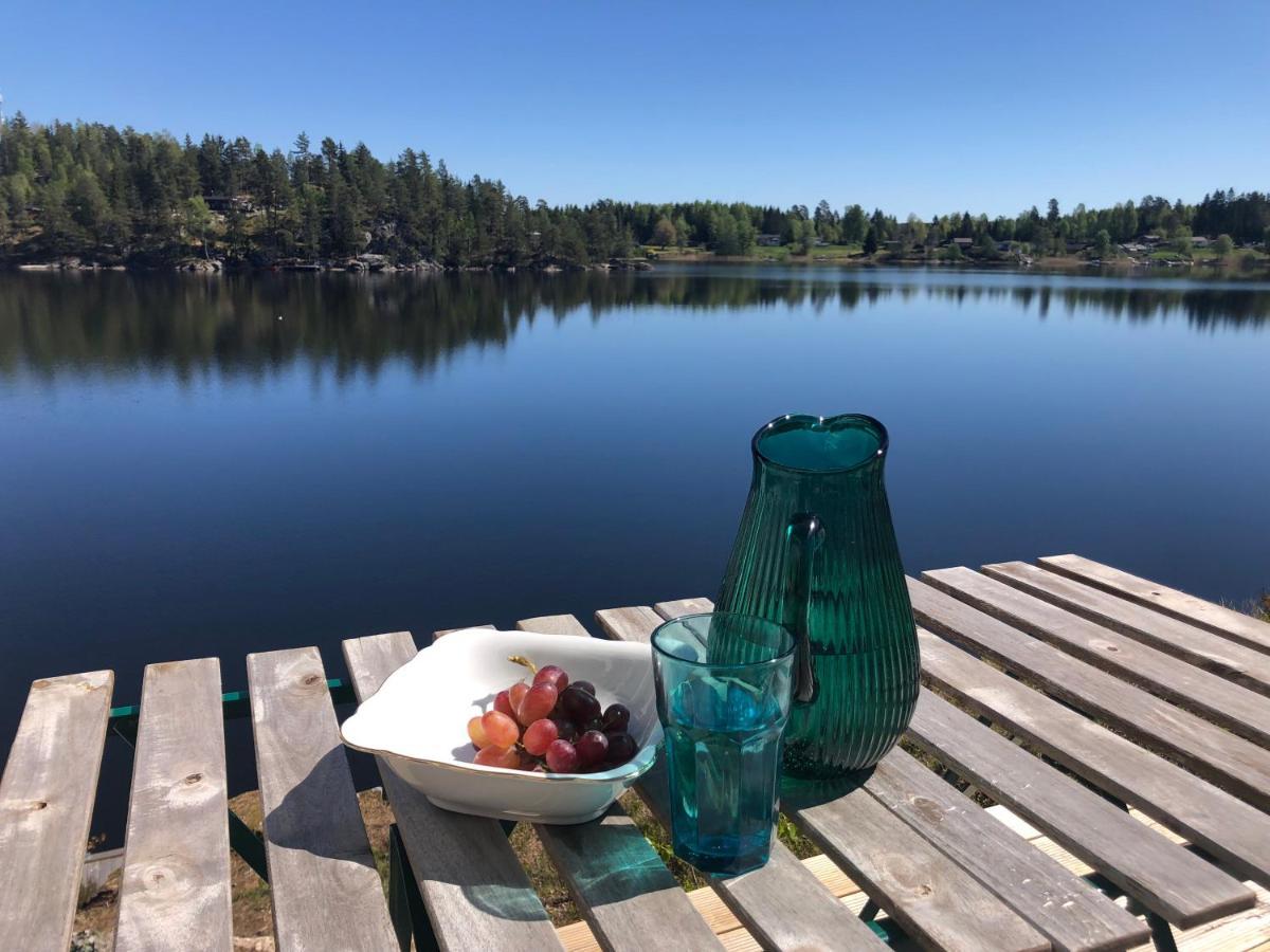 Lyseren Waterfront Cabin Omberg 외부 사진